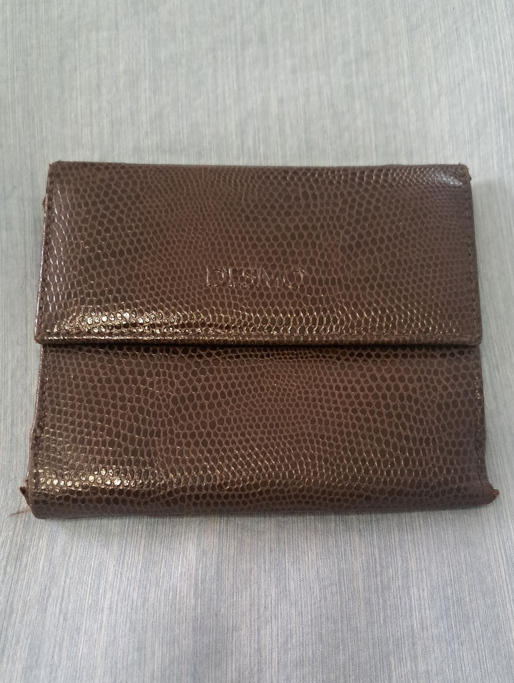 Vintage Desmo Brown Leather Fold Wallet
